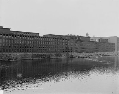 Mills on the Merrimack River, Lowell, Massachusetts by Detroit Publishing Co.
